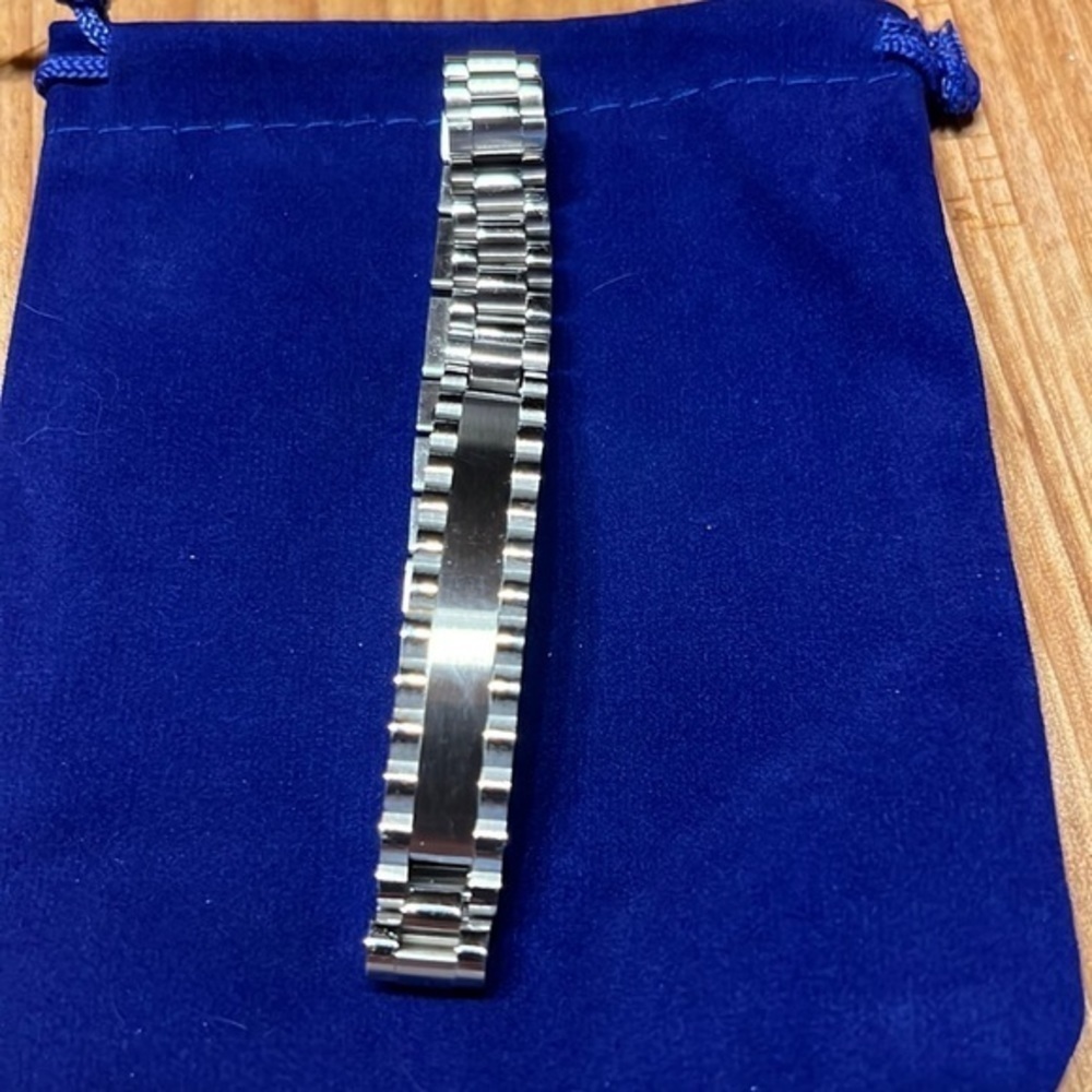 Mens stainless Steel link bracelet